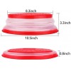Collapsible Microwave Splatter Cover Vented Microwave Food Cover,Dishwasher Safe,BPA-Free Silicone & Plastic,10.5 Inch
