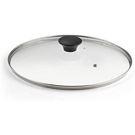 Cook N Home Tempered Glass Lid 7.8-inch fit 8-inch 20cm Clear
