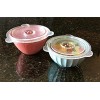 Cuchina Safe 2-Piece Vented Glass Microwave Safe Lids Set; Perfect Lid for Bowls Mugs and Pots 8 inch and 9 inch