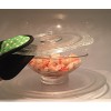 Cuchina Safe 2-Piece Vented Glass Microwave Safe Lids Set; Perfect Lid for Bowls Mugs and Pots 8 inch and 9 inch