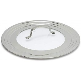 Goodful Stainless Steel & Glass Cookware Universal Lid