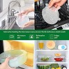 Jyabura Silicone Stretch Lids 18 Pack Reusable Silicone Lids Silicone Bowl Food Covers 6 Sizes Freezer Container Dishwasher & Freezer & Microwave Safe