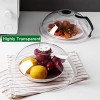 Microwave Splatter Cover Microwave Cover for Foods BPA-Free Microwave Plate Cover Guard Lid with Handle Hanging Hole and Adjustable Steam Vents Microwave Oven Cleaner Large-2 PACK