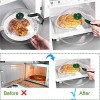 Microwave Splatter Cover Microwave Cover for Foods BPA-Free Microwave Plate Cover Guard Lid with Handle Hanging Hole and Adjustable Steam Vents Microwave Oven Cleaner Large-2 PACK
