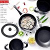 Pot Lid Knob Silicone Universal Pot Handle Replacement Kitchen Cookware Cover Knobs for Pan Lid Black