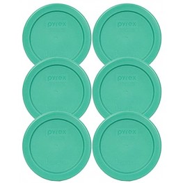 Pyrex 7202-PC 1113803 1 Cup Green Lid 6-Pack