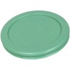 Pyrex 7202-PC Round 1 Cup Green Plastic Lid Cover 2 Pack