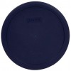 Pyrex Blue Round Storage Lid Cover fits 6 & 7 cup Round Dishes 4 Pack # 7402-PC