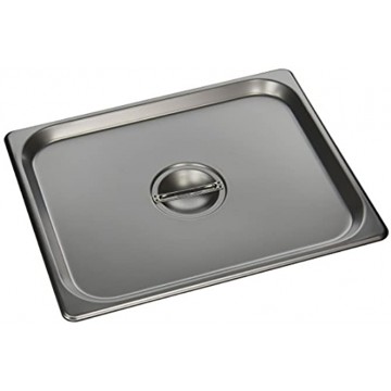 Winco SPSCH 44198 Size Solid Cover,Stainless Steel,Medium