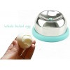 1 Pack Hard Boiled Egg Piercer simple easy egg hole puncher egg poacher Endurance Hole 304 stainless steel+new material PP bottomAnti-sliding can operate well,Arc is suitable for all kinds of eggs.