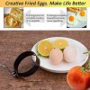 2Pcs Egg Ring Round Egg Cooker Rings Stainless Steel Non Stick Egg Mcmuffin Maker Egg Molds For Frying Mold Shaper Circles Egg Ring For griddle Cooking Fried Shaping Egg Pancakes Sandwiches