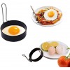 4 Pack Professional Egg Ring Set,Round Egg Cooker Rings,Stainless Steel Egg Cooking Rings For Frying Shaping Cooking Eggs,Egg Maker Molds