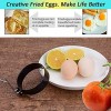 Egg Ring 2Pcs Stainless Steel Non Stick Circle Egg Rings For Fying Eggs Round Egg Mcmuffin Maker Mold Egg Cooker Rings For Griddle Cooking Fried Shaping Eggs Pancakes Sandwiches
