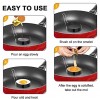 Egg Ring,LeeLoon 4 Pack Stainless Steel Egg Ring Molds With Non Stick Metal Shaper Circles For Fried Egg McMuffin Sandwiches,Frying Or Shaping Eggs,Breakfast Household Kitchen Cooking Tool Omelette