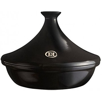 Emile Henry Made In France Flame Tagine 2.1 quart Charcoal