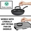 JORDIGAMO Professional Egg Ring Set For Frying Shaping Eggs Round Egg Cooker Rings For Cooking Stainless Steel Non Stick Mold Shaper Circles For Fried Egg McMuffin Sandwiches Egg Maker Molds