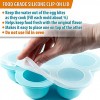 Komfyko 2 Pack Silicone Egg Bite Mold with Lid. Compatible with Instant Pot 6 8 Quart Ninja Foodi Pressure Cooker Accessories. Reusable Storage Freezer Tray Container and Eggs poacher cups.