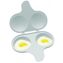 Nordic Ware Egg Poacher Microwave 2 Cavity White