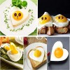 OBTANIM Stainless Steel Fried Egg Ring Mold Omelette Pancake Rings Cute Shape Egg Mold Cooking Tools for Breakfast Frying Sandwiches Griddle 5 Pcs