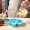 Silicone Egg Bites Molds for 5 6 8 qt Pressure Cooker Baking Molds Baby Food Freezer Trays Storage Containers with Lid Non- Stick