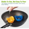 Silicone Egg Poaching Cups HengLiSam Perfect Poached Egg Maker Non-Stick Poached Eggs Cups Microwave Egg Poacher BPA Free Silicone Egg Poacher Cups Multicolor 6Pack