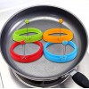 Silicone Egg Rings 4 Inch Food Grade Egg Cooking Rings Non Stick Fried Egg Ring Mold Pancake Breakfast Sandwiches Egg Mcmuffin Ring 4+1 Pack