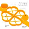 Silicone Pancake Mold Flipper – 4 Heart Shaped Egg Rings Set Great for Cooking Fried Eggs Hash Browns Crumpets Omelets on Griddle for Your Kids and Loved Ones Perfect Flip Pancakes Maker