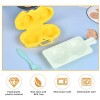 Worldity Nonstick Egg Poaching Cups Microwave Egg Cooker Food Grade Safe and BPA Free Egg Maker Easy For Cooking Breakfast Easy Egg Breakfast Set with Pastry Brush